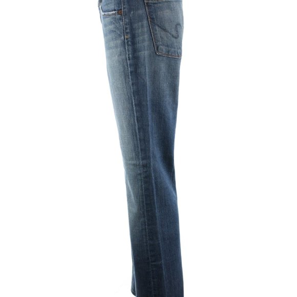 CITIZENS OF HUMANITY Ingrid Medium Wash Low Waist - Picture 2 of 4